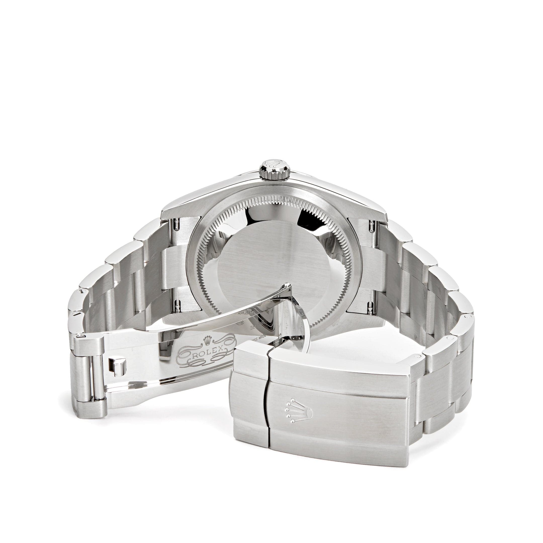 Rolex Oyster Perpetual 126000 Stainless Steel Green Dial