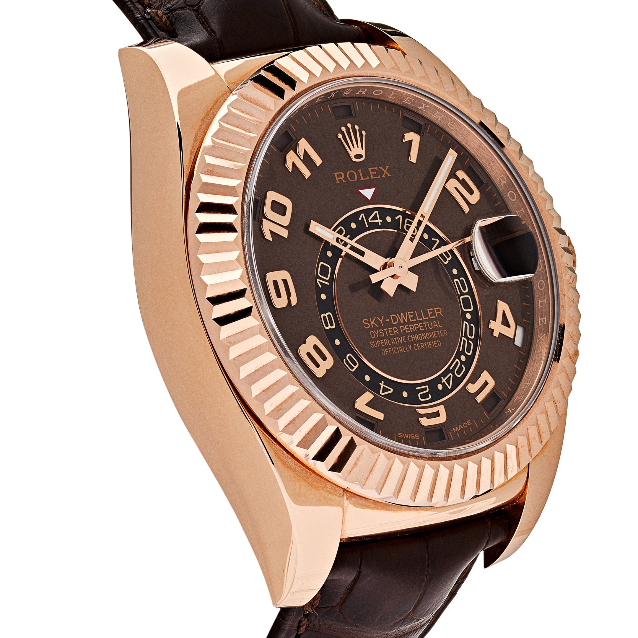 Rolex Sky-Dweller 326135 Rose Gold Chocolate Dial (2016)