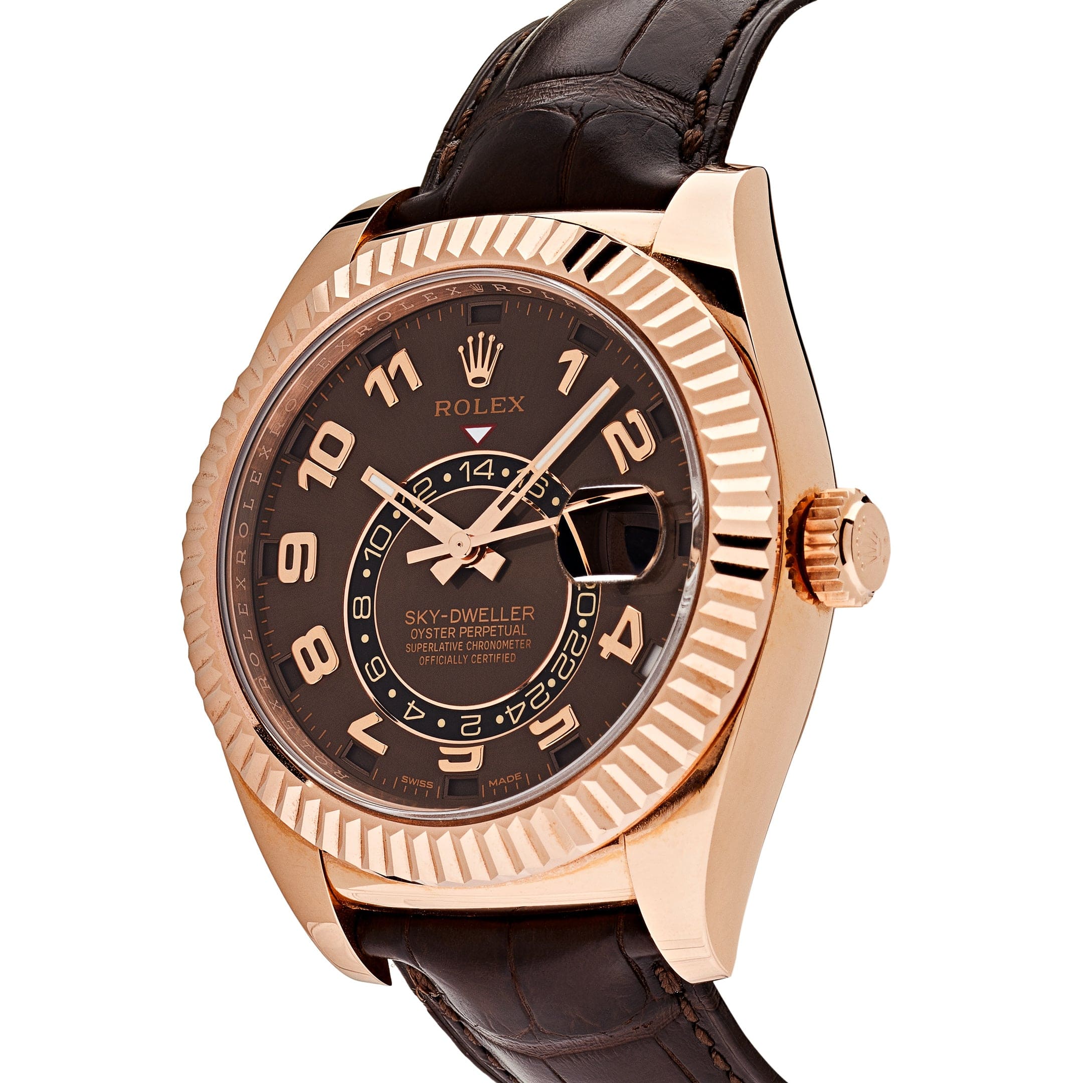 Rolex Sky-Dweller 326135 Rose Gold Chocolate Dial (2016)
