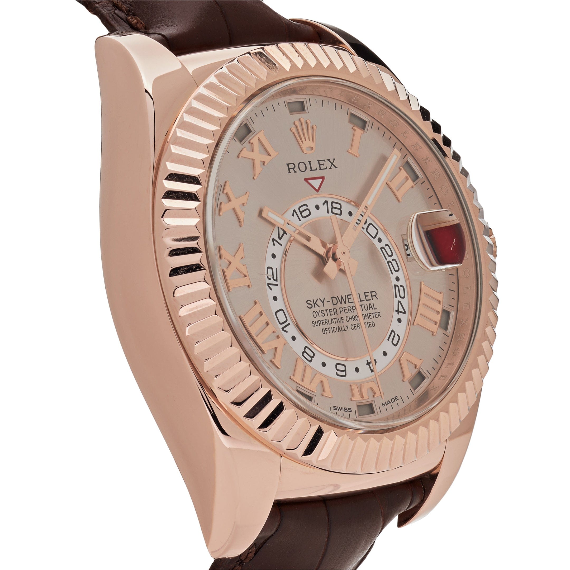 Rolex Sky-Dweller 326135 Rose Gold Sundust Dial (2016)
