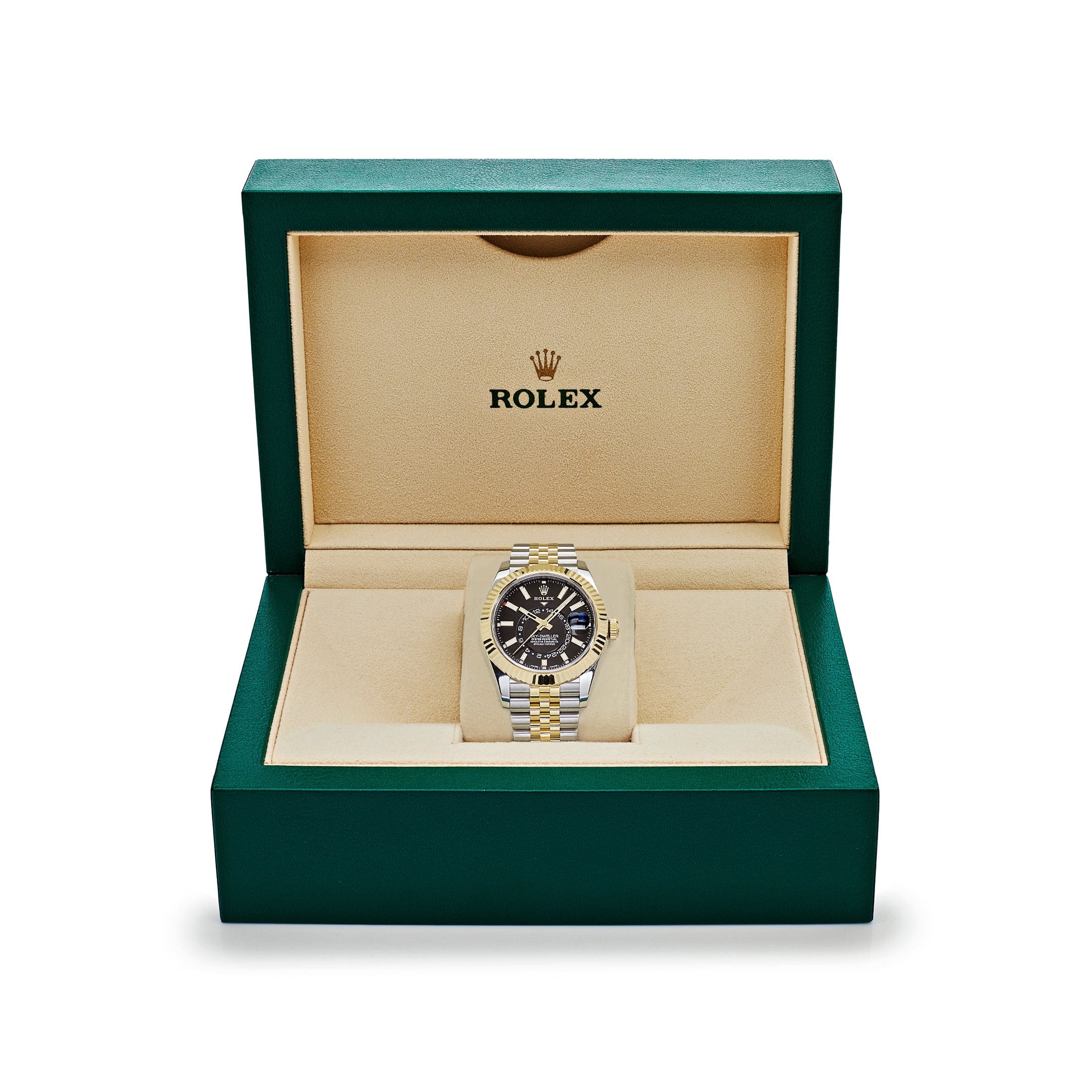 Rolex Sky-Dweller 336933 Stainless Steel Yellow Gold Jubilee Black Dial (2024)