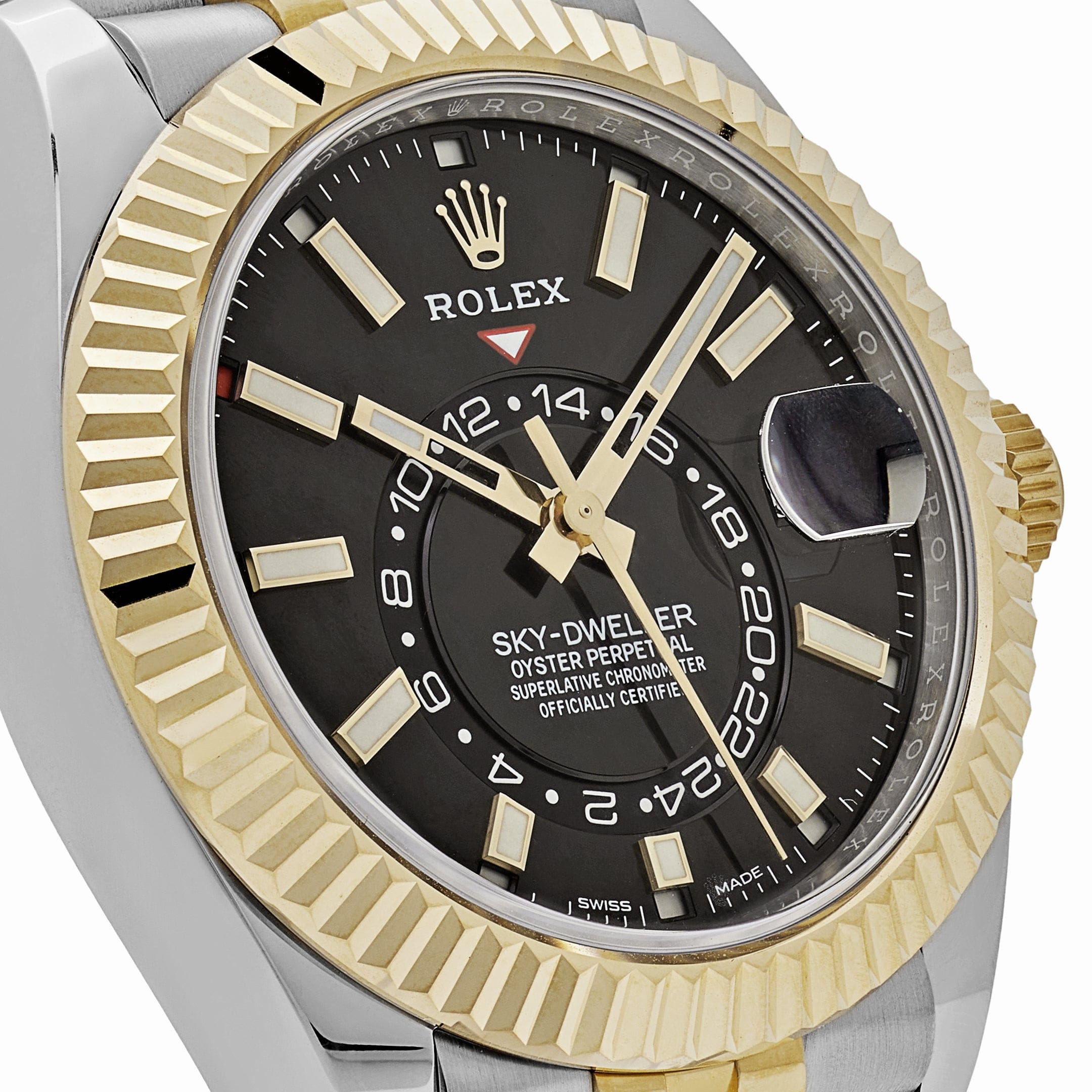 Rolex Sky-Dweller 336933 Stainless Steel Yellow Gold Jubilee Black Dial (2024)