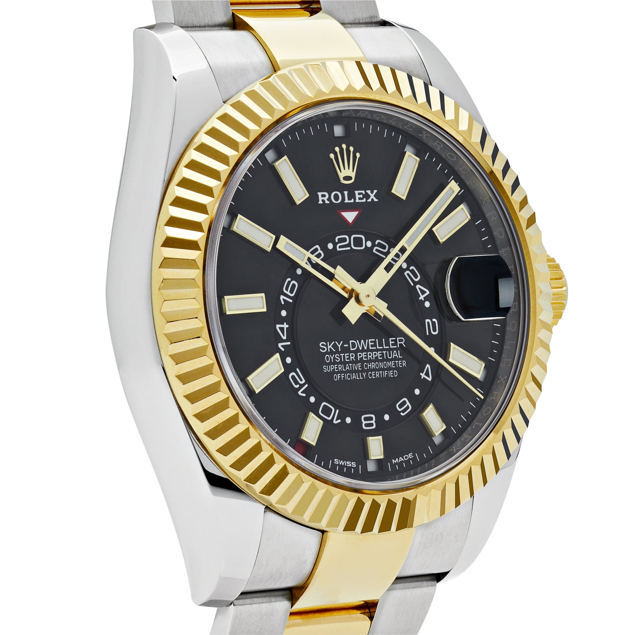 Rolex Sky-Dweller 326933 Stainless Steel Yellow Gold Black Dial (2020)