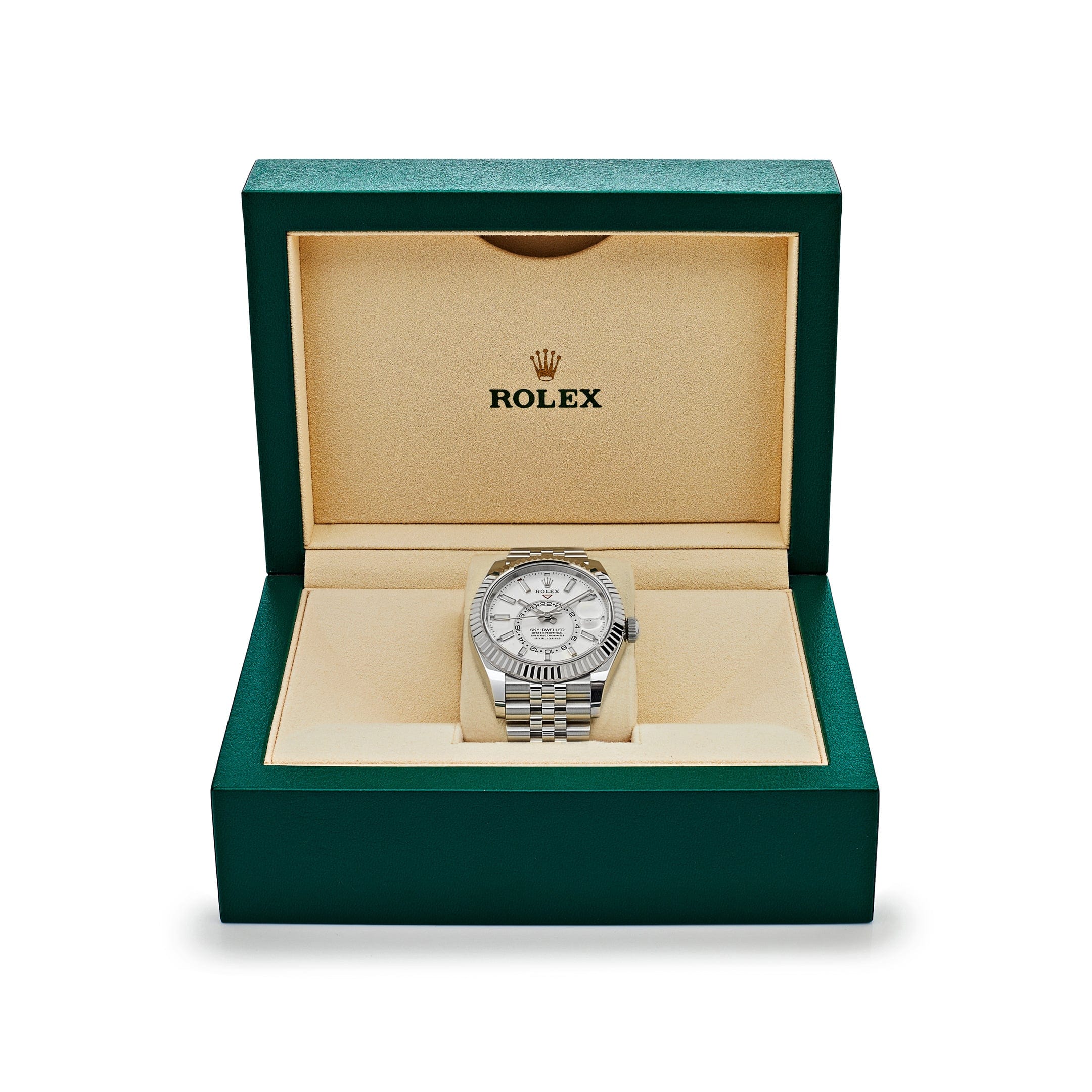Rolex Sky-Dweller 326934 Stainless Steel White Dial Jubilee (2022)