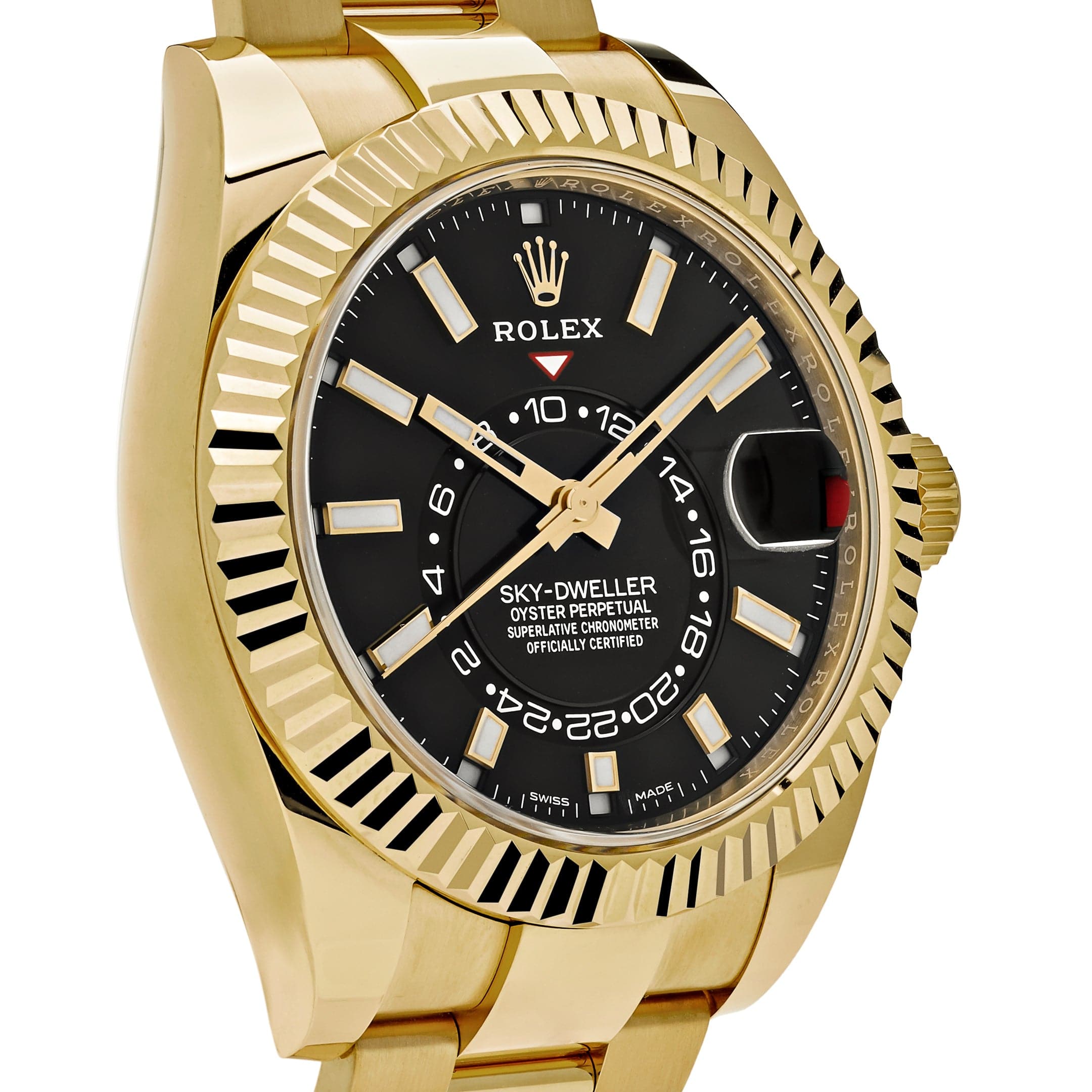 Rolex Sky-Dweller 326938 Yellow Gold Black Dial (2021)