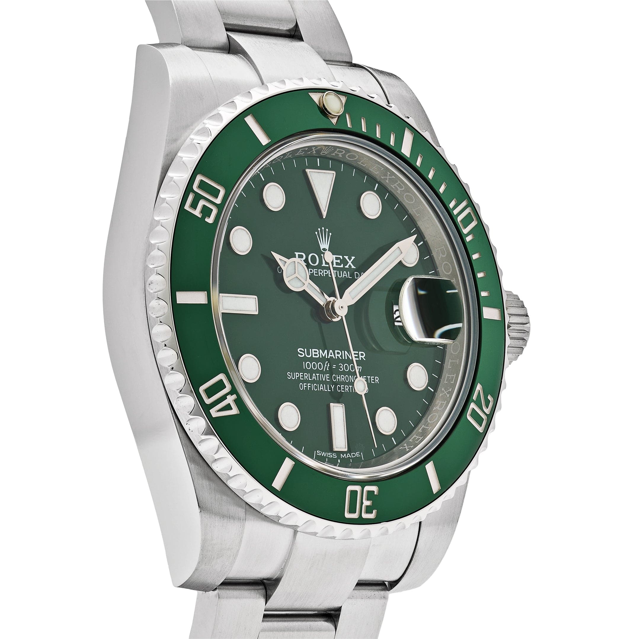 Rolex Submariner Date 116610LV 'Hulk' Stainless Steel Green Dial