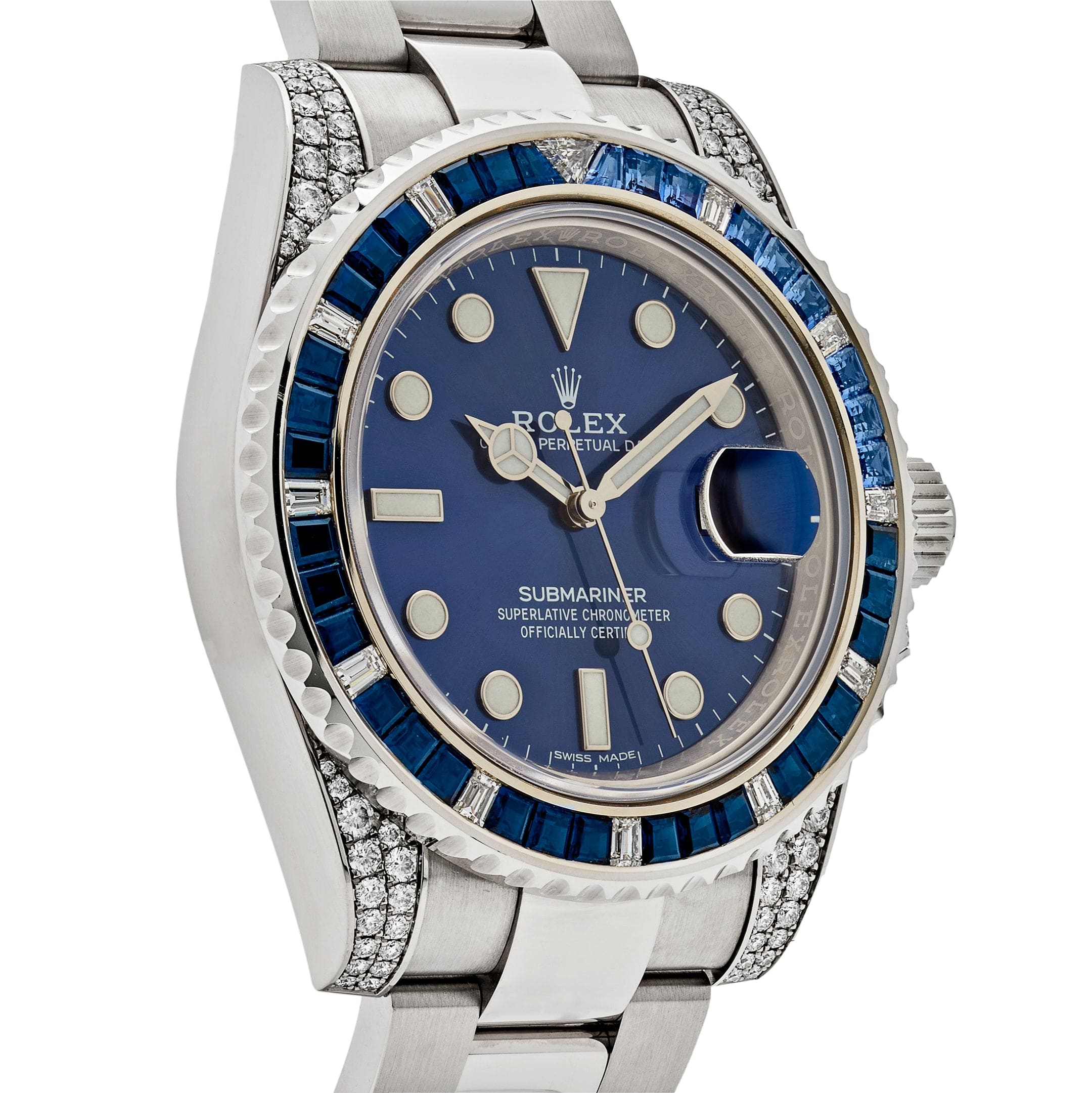 Rolex Submariner Date 116659SABR White Gold Blue Dial Sapphire Diamond Bezel (2019)