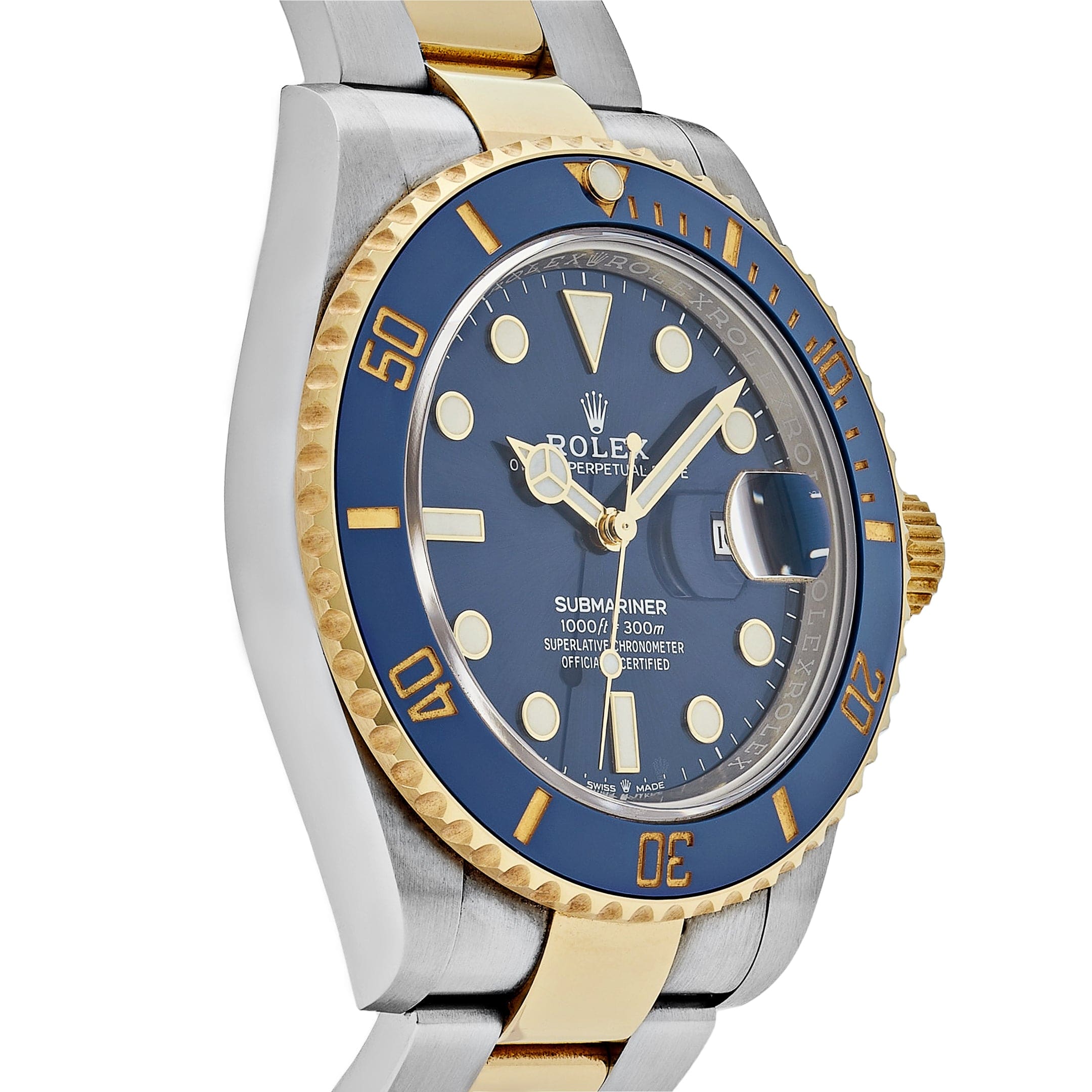 Rolex Submariner Date 126613LB Stainless Steel Yellow Gold Blue Dial