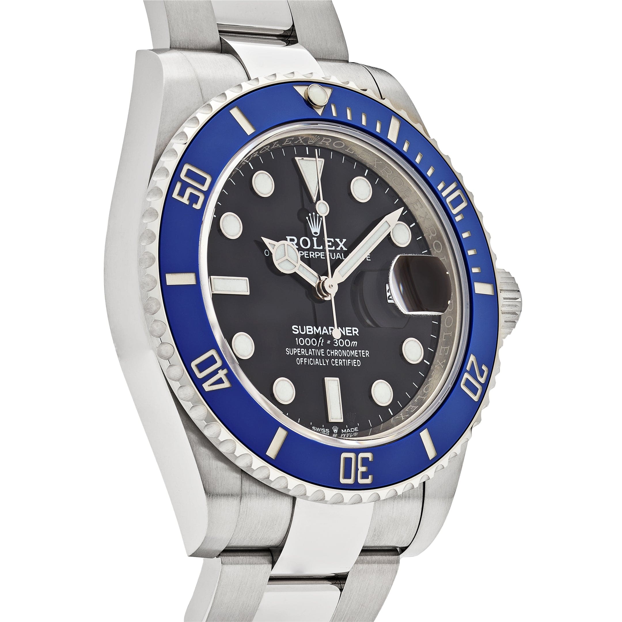 Rolex Submariner Date 126619LB White Gold Black Dial Blue Bezel (2023)
