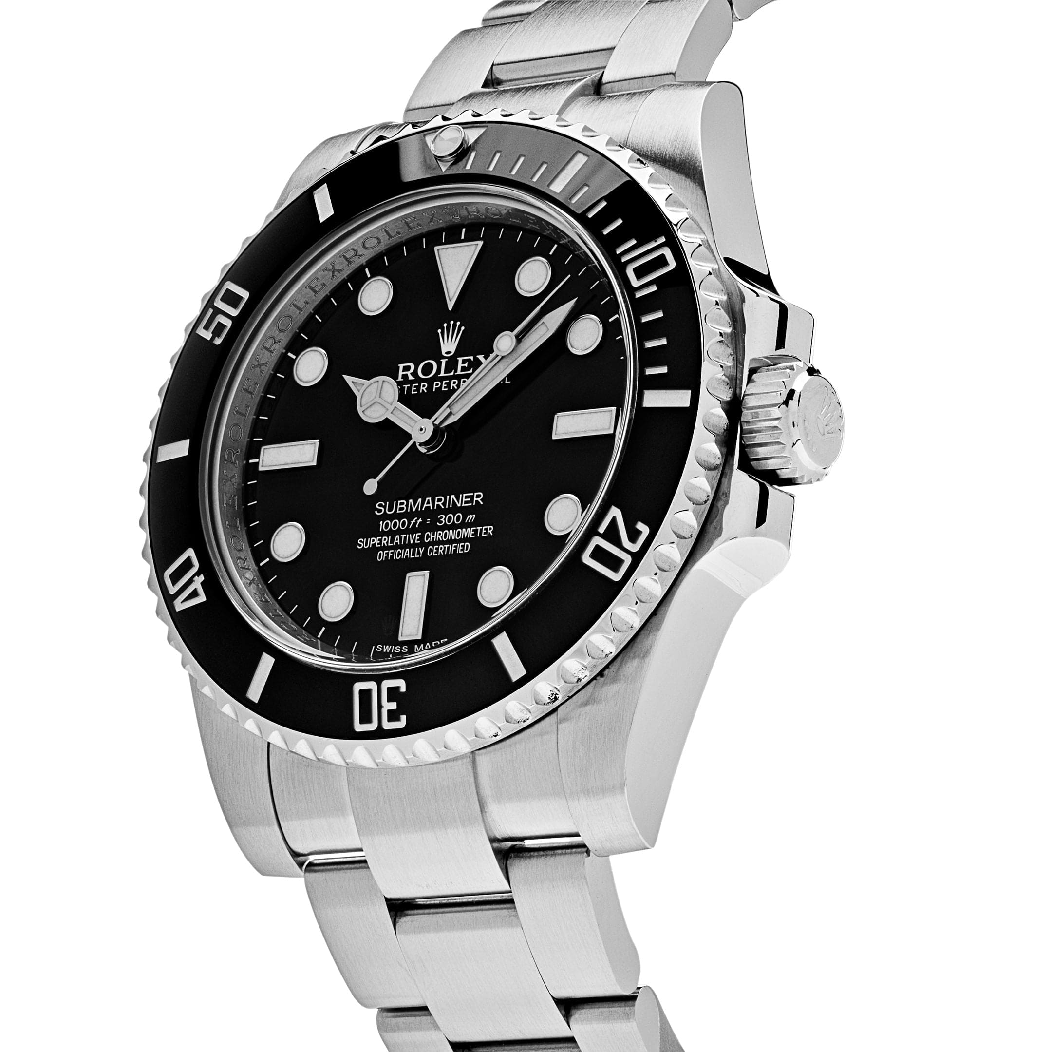 Rolex Submariner No Date 114060 Stainless Steel Black Dial