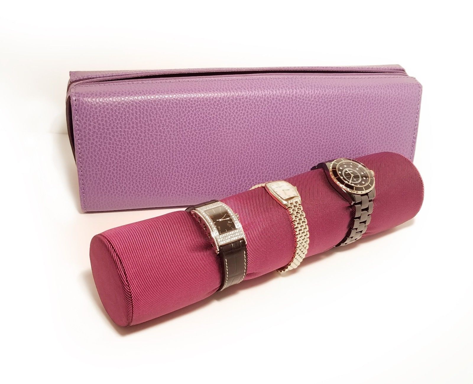 Scatola del Tempo Rotolo Travel Case Amethyst - Premium Luxury Product