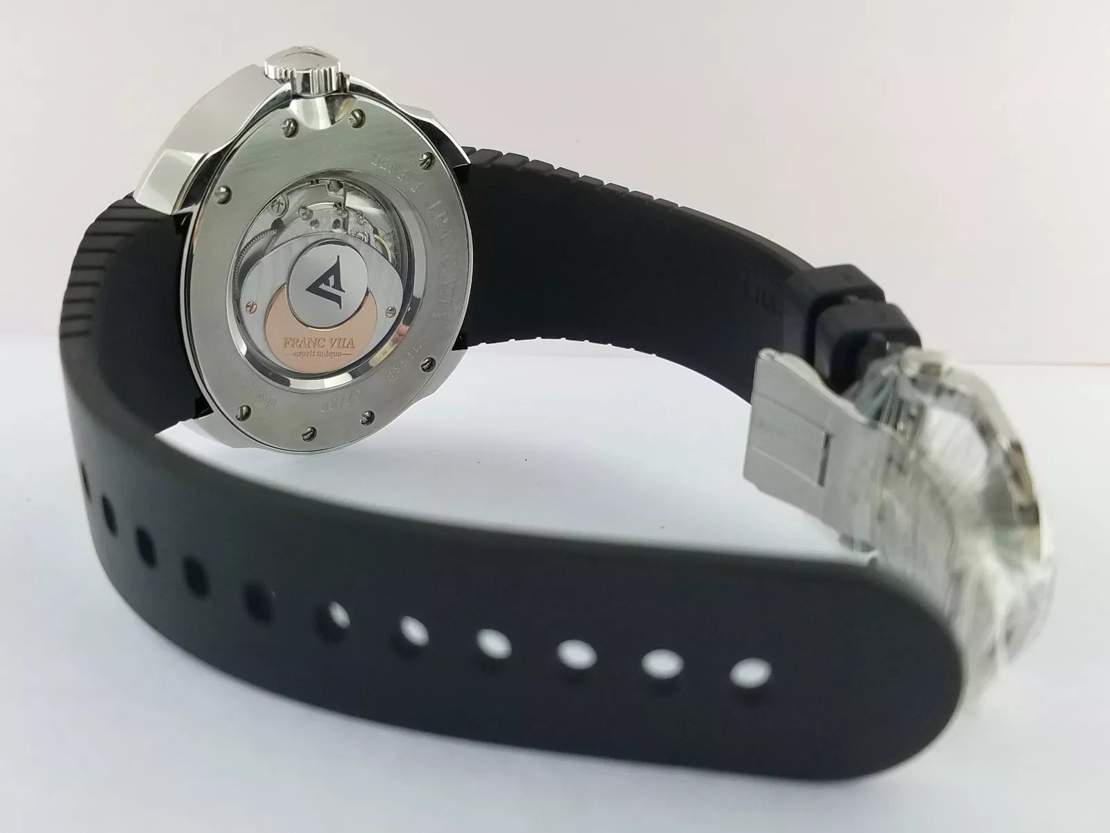 Franc Vila Esprit Unique Stainless Steel Rubber Men's Watch - Premium Luxury Product