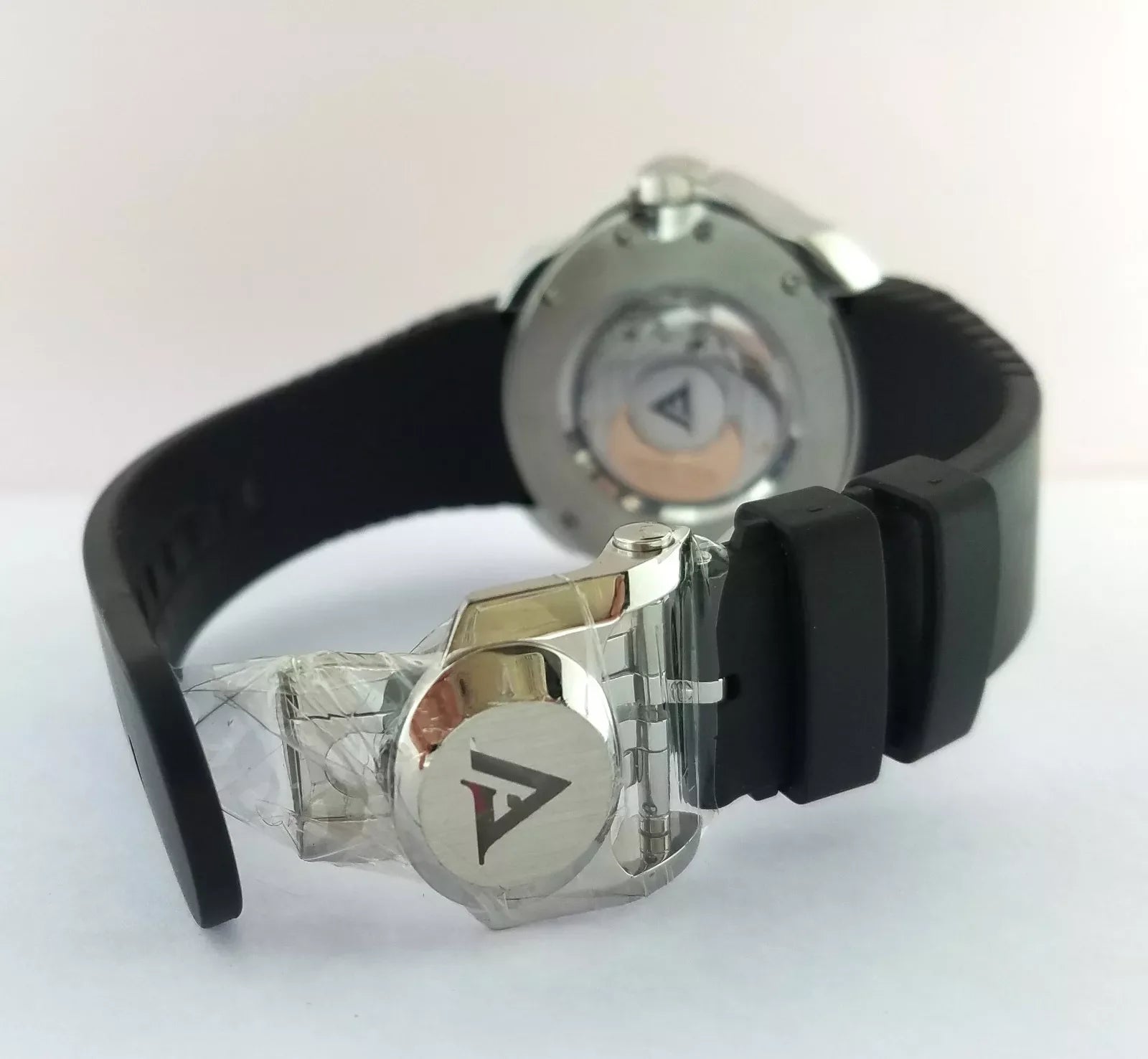 Franc Vila Esprit Unique Stainless Steel Rubber Men's Watch - Premium Luxury Product