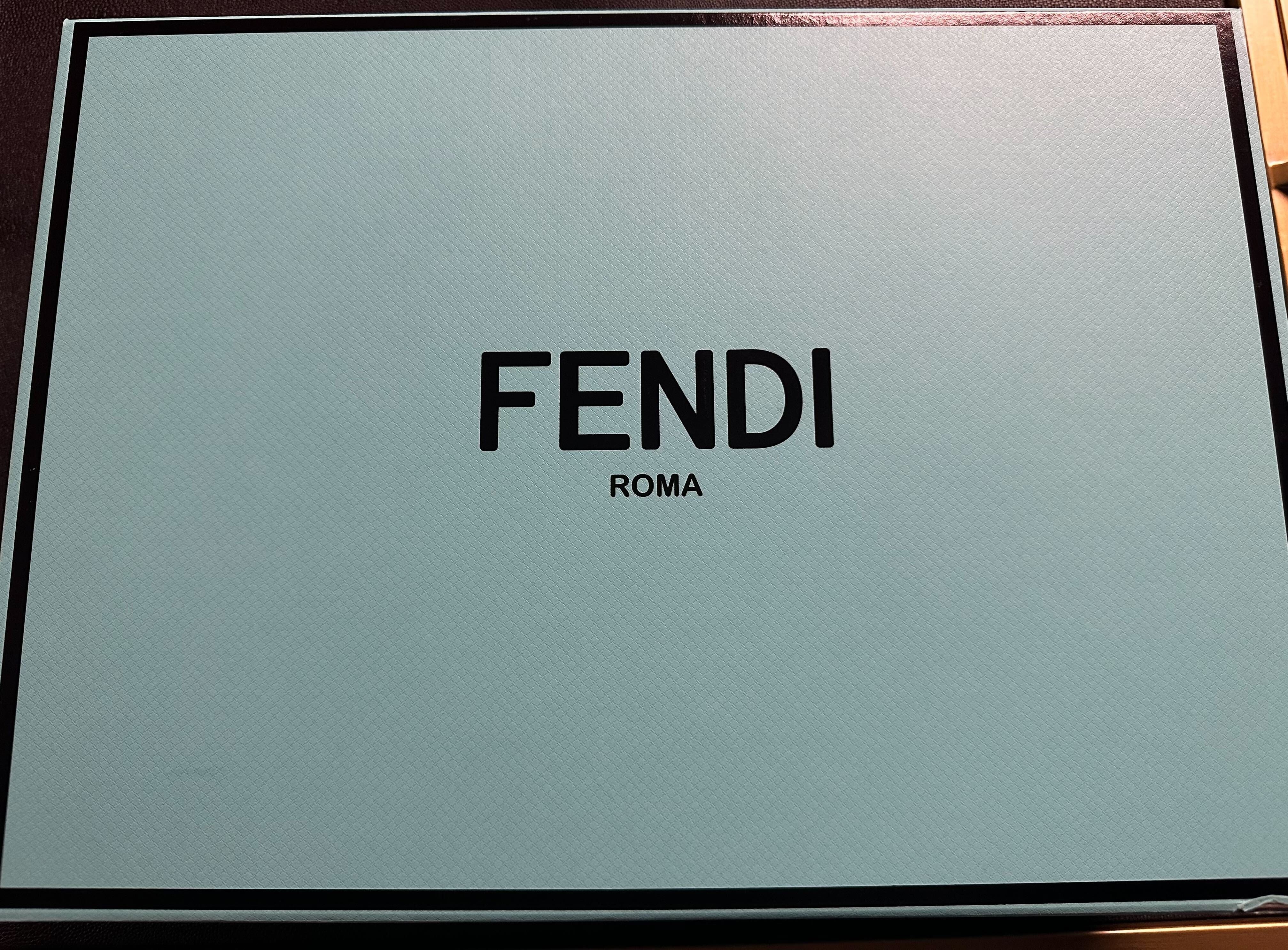 Tiffany & Co. x Fendi Medium Baguette in Tiffany Blue® Silk Satin, Silver and Enamel 73023483