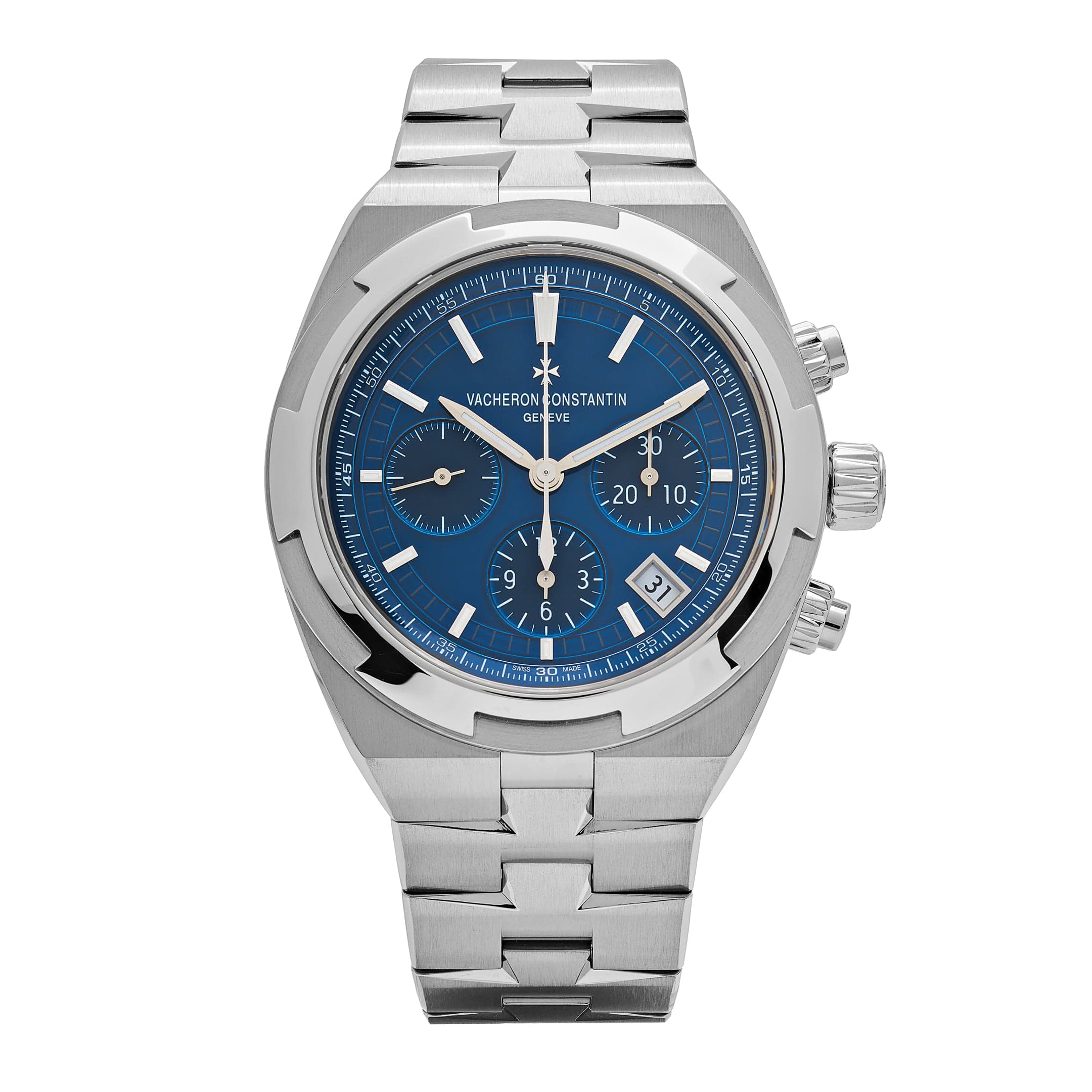 Vacheron Constantin Overseas Chronograph 5500V/110A-B148 Stainless Steel Blue Dial (2021)