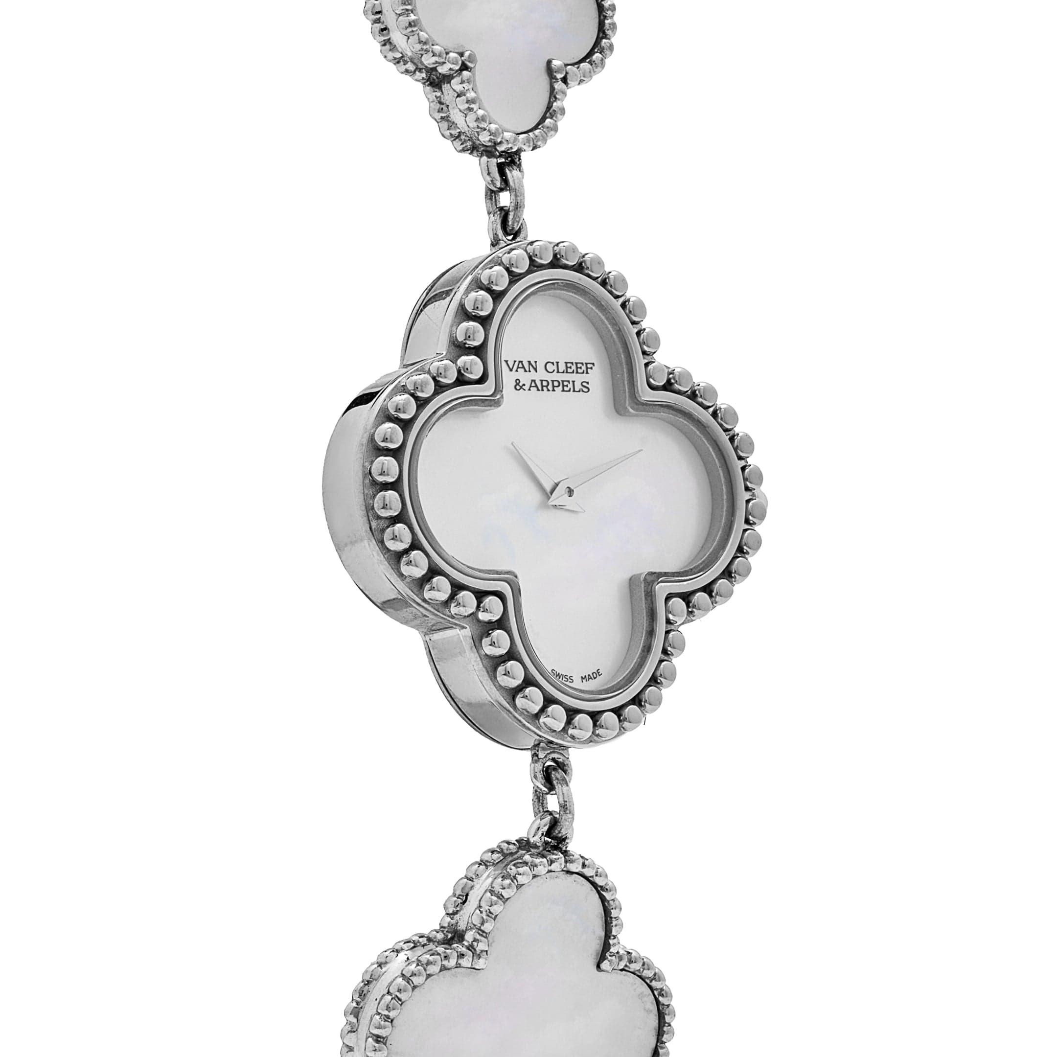 Van Cleef & Arpels Alhambra VCARO40S00 Vintage Mother of Pearl Watch - Premium Luxury Product