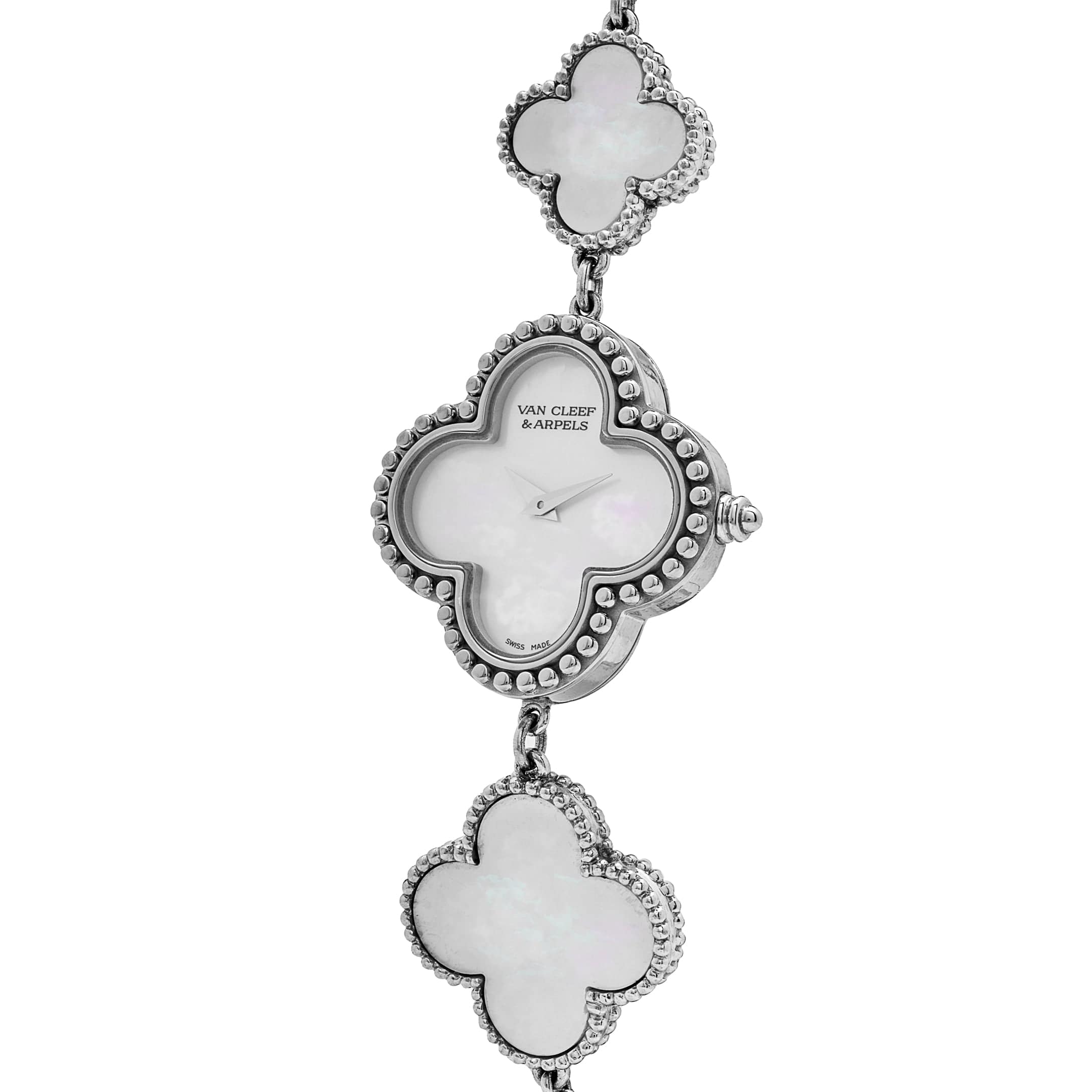 Van Cleef & Arpels Alhambra VCARO40S00 Vintage Mother of Pearl Watch - Premium Luxury Product